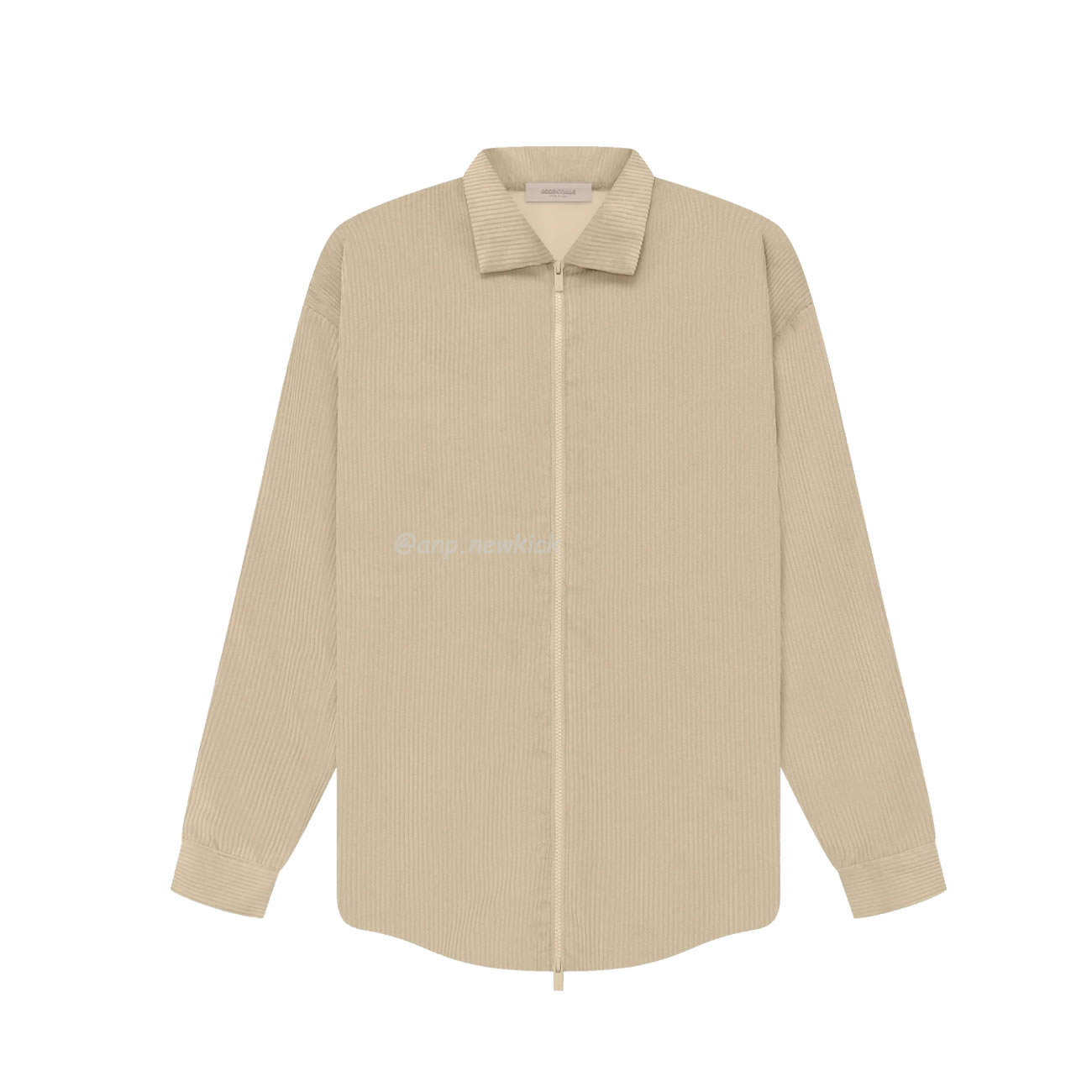 Fear Of God Essentials Corduroy Shirt Jacket Mid Length (4) - newkick.cc